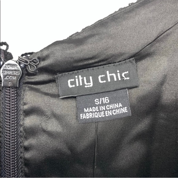 City Chic S US 16 Impressions Dress Cold Shoulder - Picture 6 of 8